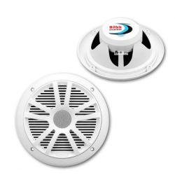 ΗΧΕΙΑ 6,5" 180W ΔΙΠΛΟΥ ΚΩΝΟΥ ΛΕΥΚΑ BOSS MARINE