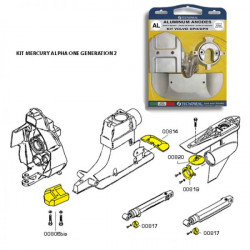TECNOSEAL Ανόδια MERCRUISER κιτ Alpha One