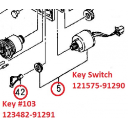 Yanmar κλειδί 103 Yanmar κλειδί 103