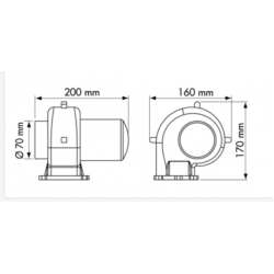 Κώνος Μηχανοκίνησης Μαύρος για ιστιοπλοϊκά 