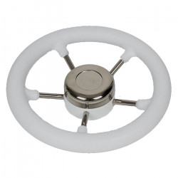 ΤΙΜΟΝΙ ΑΚΤΙΝΩΤΟ INOX ΜΕ ΜΑΛΑΚΗ ΕΠΕΝΔΥΣΗ ΠΟΛΥΠΡΟΠΥΛΕΝΙΟΥ Διάμετρος: 280mm