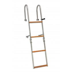 ΣΚΑΛΑ INOX 316  ΑΝΑΔΙΠΛΟΥΜΕΝΗ ΚΟΥΠΑΣΤΗΣ 4 ΣΚΑΛΙΑ 26cm