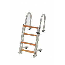 ΣΚΑΛΑ INOX 316  ΑΝΑΔΙΠΛΟΥΜΕΝΗ ΚΟΥΠΑΣΤΗΣ 4 ΣΚΑΛΙΑ 26cm