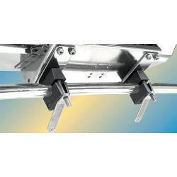 Dual horizontal round rail 22-25 mm