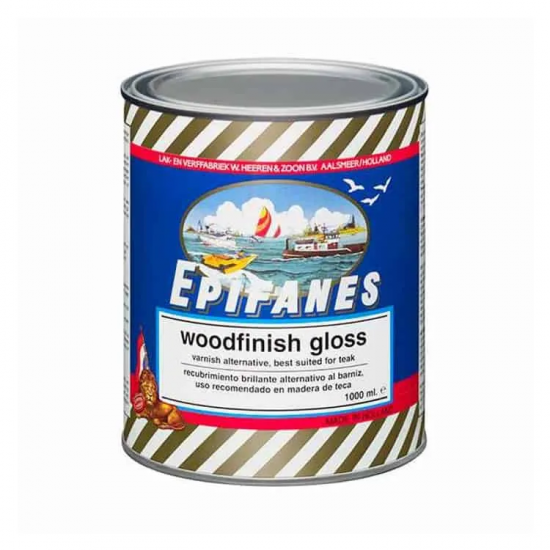Epifanes Woodfinish Gloss Βερνίκι Ξύλου Διάφανο Γυαλιστερό, 1lt