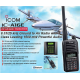 ICOM-A16E Φορητός αεροπορικός ασύρματος Walkie επικοινωνίας VHF-Airband