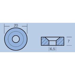 ΑΝΟΔΙΟ ΡΟΔΕΛΑ MERCURY/MARINER/TOHATSU/SUZUKI/SELVA  2,5 - 3,5 - 5 - 6 - 8 HP