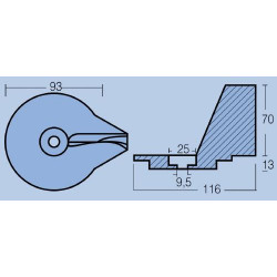 ΑΝΟΔΙΟ MERCURY-MERCRUISER 0.435kg