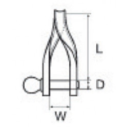 ΚΛΕΙΔΙΑ ΣΤΡΙΦΤΑ INOX ΠΕΠΛΑΤΥΣΜΕΝΑ  Ø5mm ή 6mm