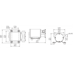 OCEAN ΑΝΤΛΙΑ ΝΕΡΟΥ ΜΕ ΕΥΚΑΜΠΤΟ IMPELLER 363GPH 23Λίτρα/Λεπτό 12 ή 24V OCEAN ΑΝΤΛΙΑ ΝΕΡΟΥ ΜΕ ΕΥΚΑΜΠΤΟ IMPELLER 363GPH 23Λίτρα/Λεπτό 12 ή 24V