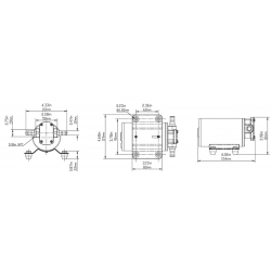 OCEAN ΑΝΤΛΙΑ ΠΕΤΡΕΛΑΙΟΥ 189GPH 12Λίτρα/Λεπτό 12V ή 24V