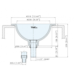 TMC KΕΡΑΜΙΚΟΣ ΝΙΠΤΗΡΑΣ ΜΕ ΝΑΝΟ-ΕΠΕΞΕΡΓΑΣΙΑ Δ:316 * Υ 239 mm TMC KΕΡΑΜΙΚΟΣ ΝΙΠΤΗΡΑΣ ΜΕ ΝΑΝΟ-ΕΠΕΞΕΡΓΑΣΙΑ Δ:316 * Υ 239 mm