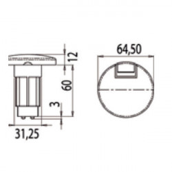 ΒΑΣΗ ΕΠΙΤΡΑΠΕΖΙΟΥ ΦΩΤΙΣΤΙΚΟΥ 63x64x31mm ΒΑΣΗ ΕΠΙΤΡΑΠΕΖΙΟΥ ΦΩΤΙΣΤΙΚΟΥ 63x64x31mm