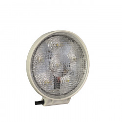 ΑΔΙΑΒΡΟΧΟΣ ΠΡΟΒΟΛΕΑΣ ΛΕΥΚΟΣ ή ΜΑΥΡΟΣ ΜΕ ΒΑΣΗ 6LED 18W 10-30V 