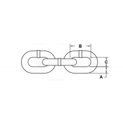 ΑΛΥΣΙΔΑ ΓΑΛΒΑΝΙΖΕ DIN 766 ΚΑΛΙΜΠΡΕ ΜΕ ΤΟ ΜΕΤΡΟ
