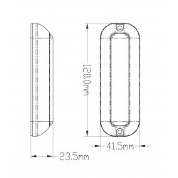 ΦΩΣ ΥΠΟΒΡΥΧΙΟ LED ΑΣΠΡΟ ή ΜΠΛΕ