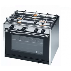 ΚΟΥΖΙΝΑ ΓΚΑΖΙΟΥ ΜΕ ΦΟΥΡΝΟ & 3 ΕΣΤΙΕΣ Techimpex XL3