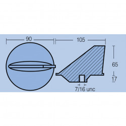 ΑΝΟΔΙΟ FM-1 MERCURY-MERCRUISER 50Hp