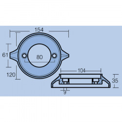 ΑΝΟΔΙΟ ΓΙΑ ΜΗΧΑΝΗ VOLVO PENTA 250