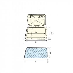 CLASSIC Πορτάκι, 355x600mm