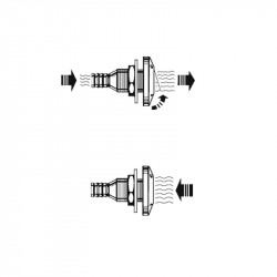 ΑΠΟΡΡΟΕΣ ΜΕ ΑΝΕΠΙΣΤΡΟΦΗ ΒΑΛΒΙΔΑ Φ55mm
