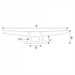 Δέστρα Πλαστική μαύρη ή άσπρη