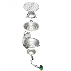 Barbecue / Εστία υγραερίου, ''Marine Kettle 2'', ανοξείδωτο