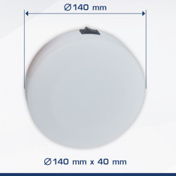 AquaLED Πλαφονιέρα, κόκκινη & λευκή, με διακόπτη 3 θέσεων, 12/24V DC Multivolt AquaLED Πλαφονιέρα, κόκκινη & λευκή, με διακόπτη 3 θέσεων, 12/24V DC Multivolt