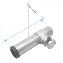 Βάση καλαμιού (για ρέλια) Inox 316