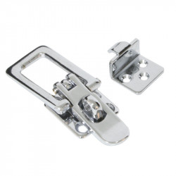 Γάντζος εξωτερικός για πορτάκι, από επιχρωμιωμένο μπρούντζο