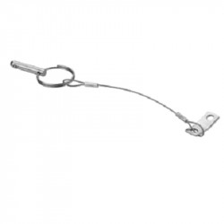 Μεταλικός πείρος ασφαλείας, συνολικού μήκους 194mm, pin 6.3mm