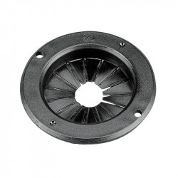 Φούσκα Ντίζας Διπλή με Βιδωτή Φλάντζα, Ø89mm, διαμ.κοπής Ø59mm, Μαύρη