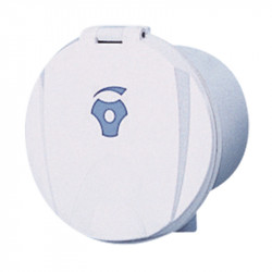 Θήκη για Βρύση Νερού, με Στρογγυλό Καπάκι Χρωμέ ή άσπρο