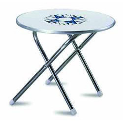 ΤΡΑΠΕΖΙ ΣΤΡΟΓΓΥΛΟ ΠΤΥΣΣΟΜΕΝΟ  Ø 60 x H 41