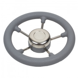 ΤΙΜΟΝΙ ΑΚΤΙΝΩΤΟ INOX ΜΕ ΜΑΛΑΚΗ ΕΠΕΝΔΥΣΗ ΠΟΛΥΠΡΟΠΥΛΕΝΙΟΥ Διάμετρος: 280mm