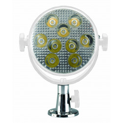 ΑΔΙΑΒΡΟΧΟΣ ΠΡΟΒΟΛΕΑΣ 9LED*3W 8-30V ΜΕ ΑΝΤΑΠΤΟΡΑ