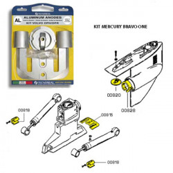 TECNOSEAL Ανόδια MERCRUISER κιτ Bravo Ι